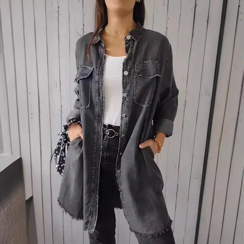 MARIE | Veste en Jean Décontractée