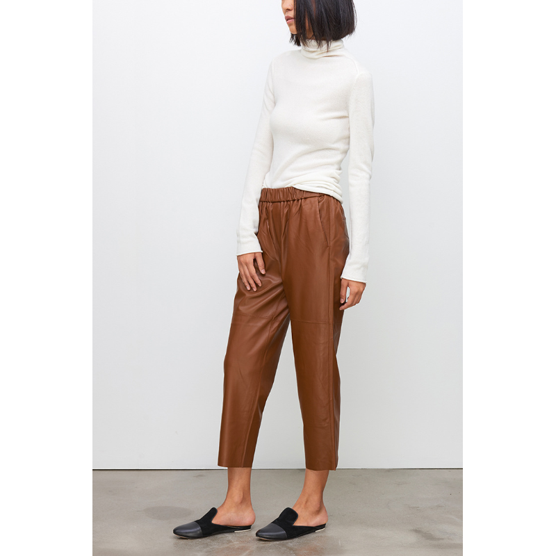 Pantalon en cuir Sloane