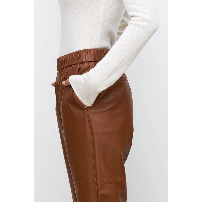 Pantalon en cuir Sloane