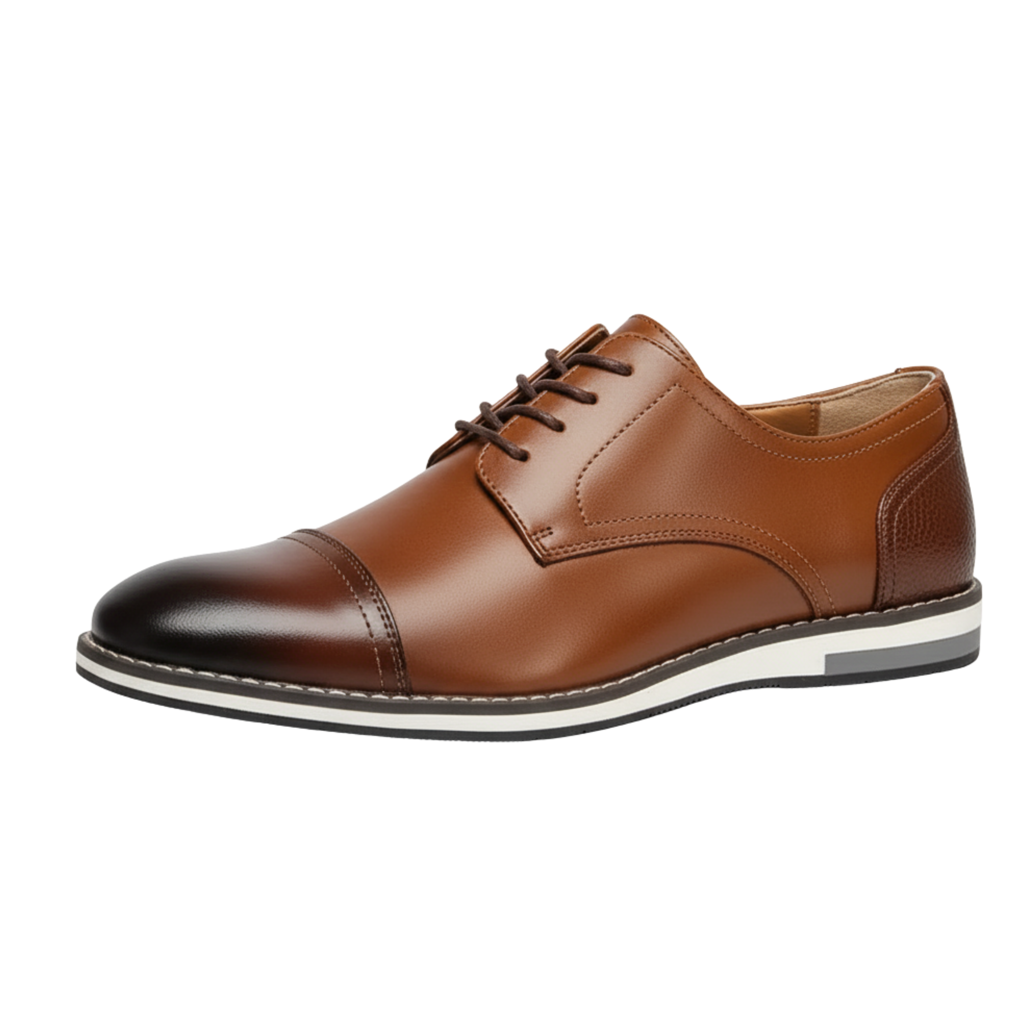 George | Chaussures à lacets marron pour hommes