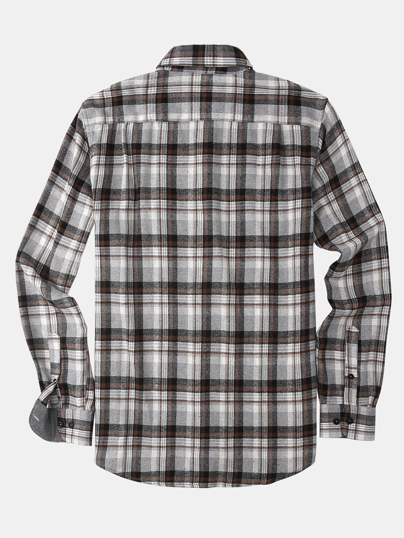 Chemise en flanelle à carreaux avec boutons