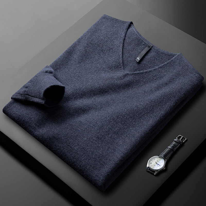 Pull V-Neck en Cachemire Martin