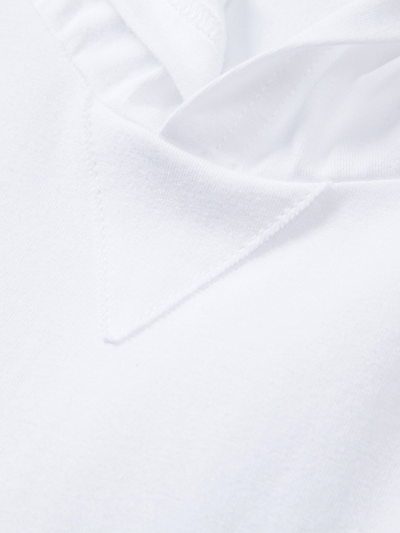 T-shirt à capuche en coton à manches longues