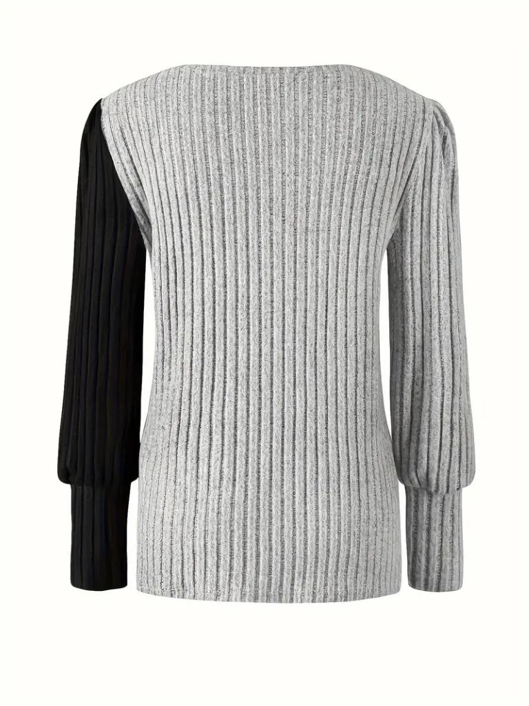 KAIA T-SHIRT TRICOTÉ À MANCHES LONGUES