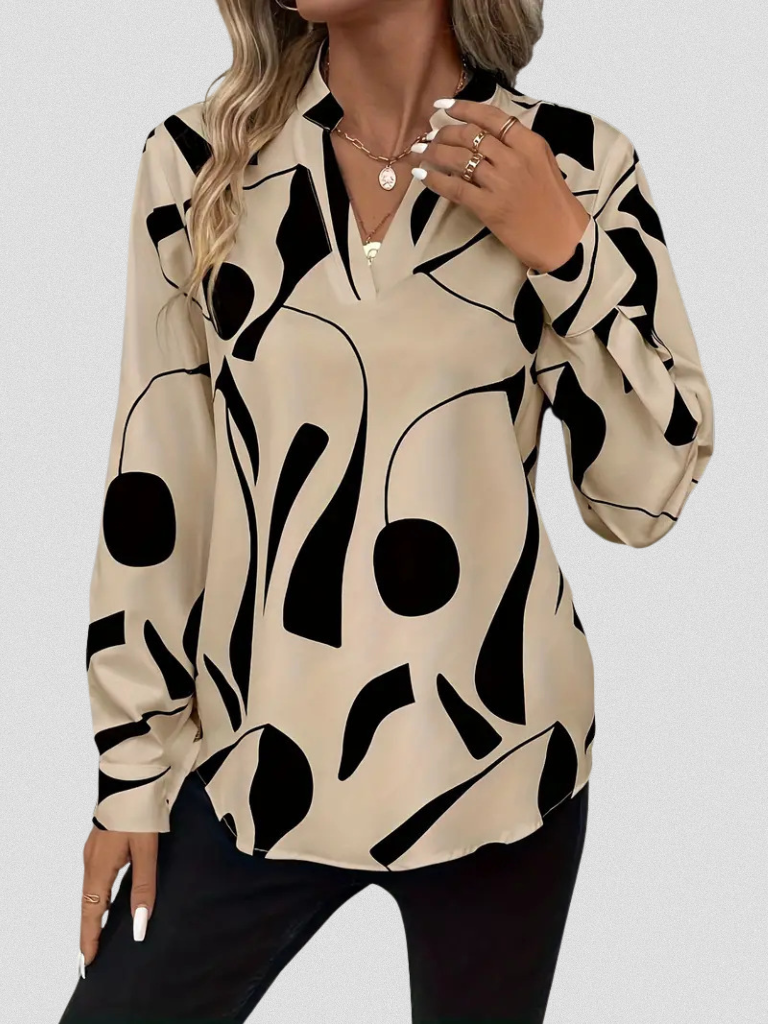 BLOUSE EN SATIN LOOK LYRA