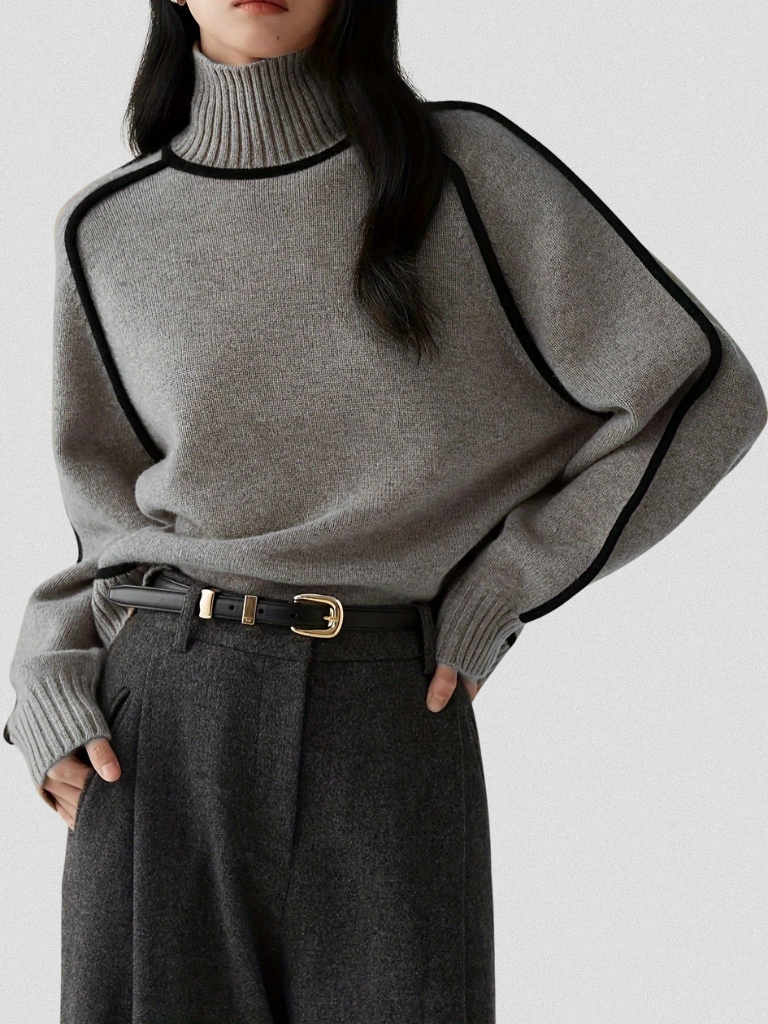 PULL ELOISE À CONTRASTE