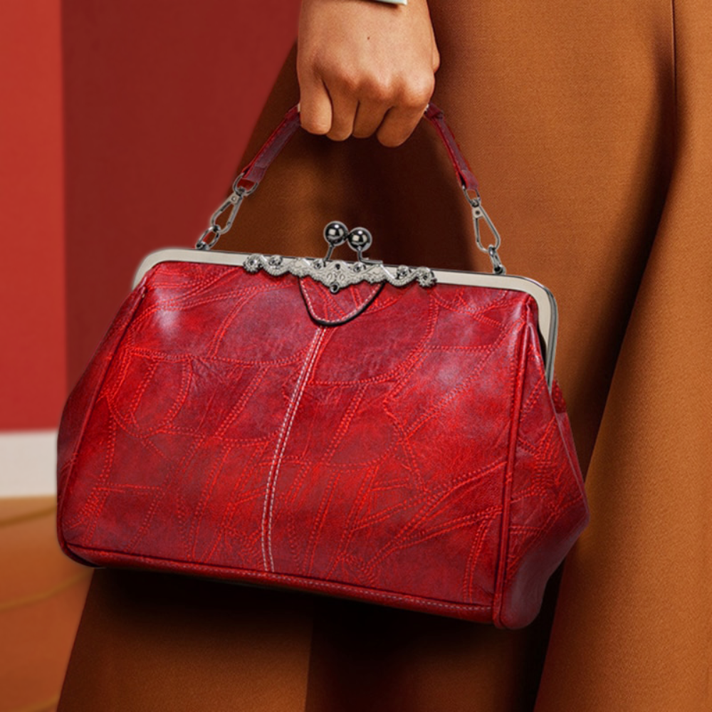 Sac à main vintage à fermeture à baisers