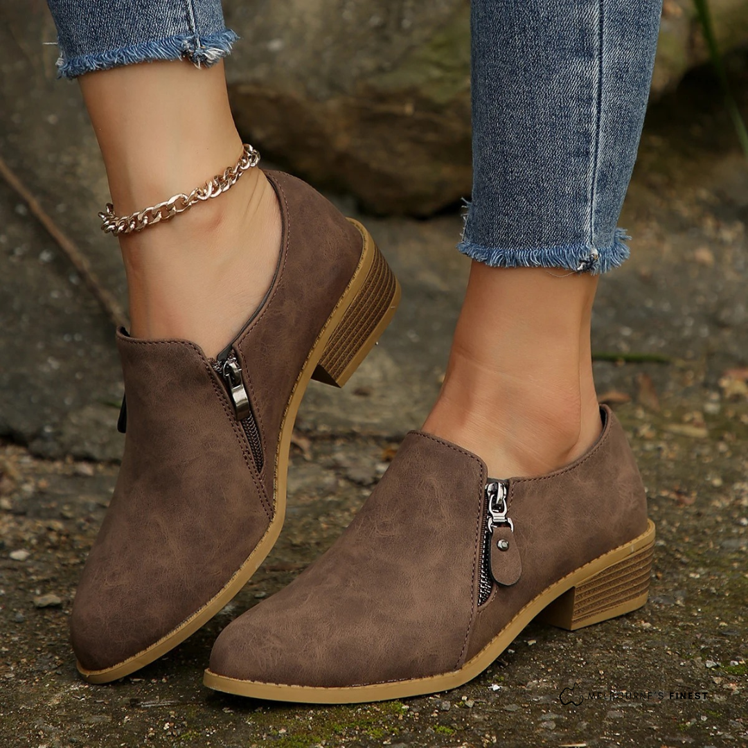 Bronte | Bottines Orthopédiques à Fermeture Éclair™