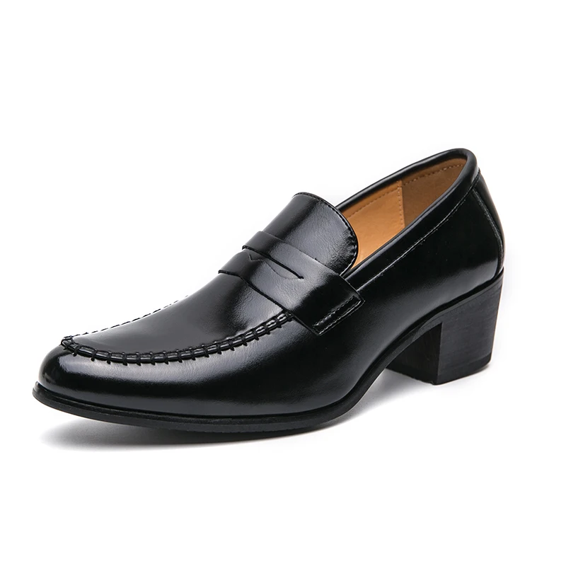 Firenze | Mocassins en Cuir avec Talon Large