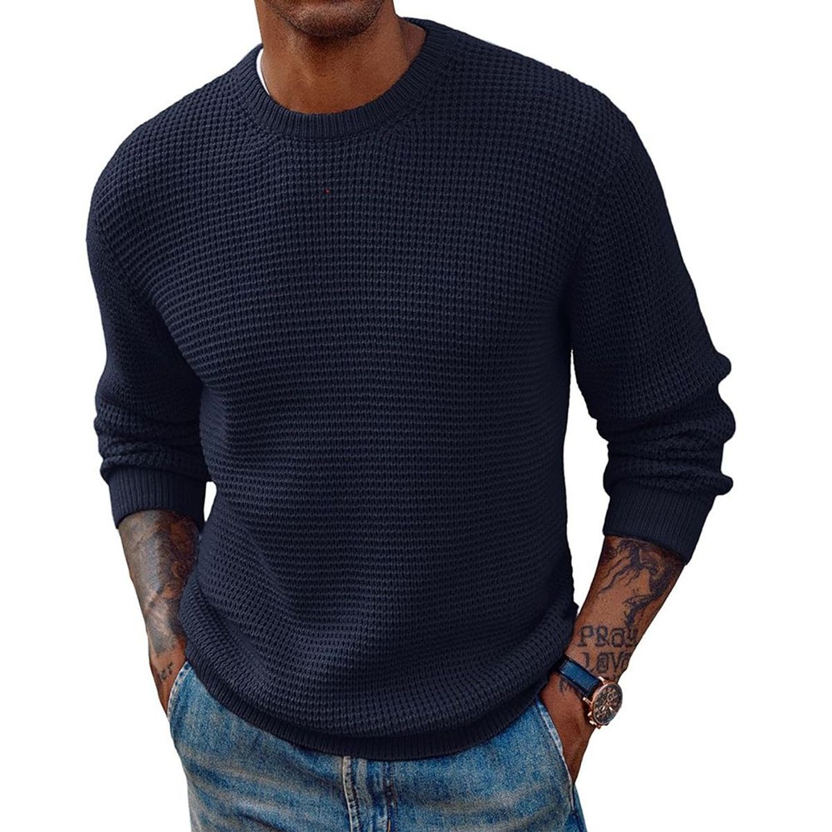 Pull classique en tricot pour hommes