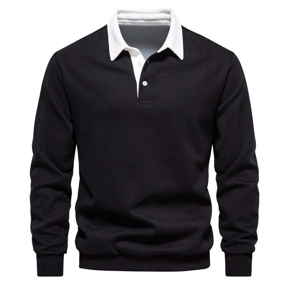Pull Polo Côtelé Classique Ultime Confort pour Hommes