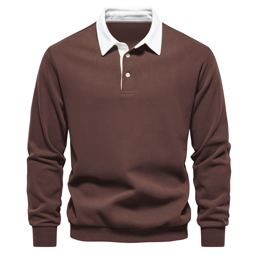 Pull Polo Côtelé Classique Ultime Confort pour Hommes