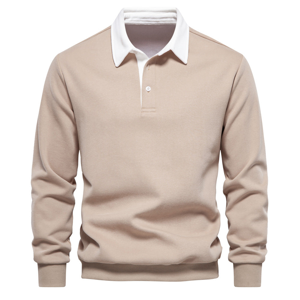 Pull Polo Côtelé Classique Ultime Confort pour Hommes