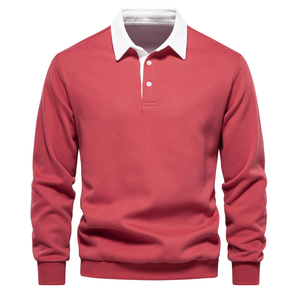 Pull Polo Côtelé Classique Ultime Confort pour Hommes