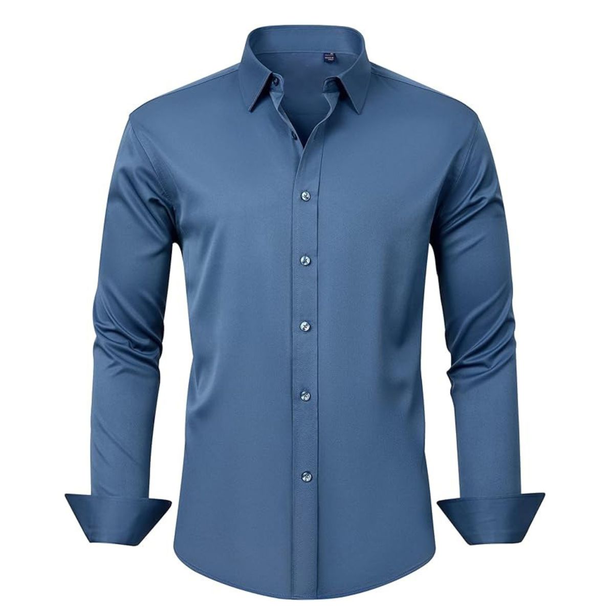 Chemise d'affaires stretch ajustée pour hommes