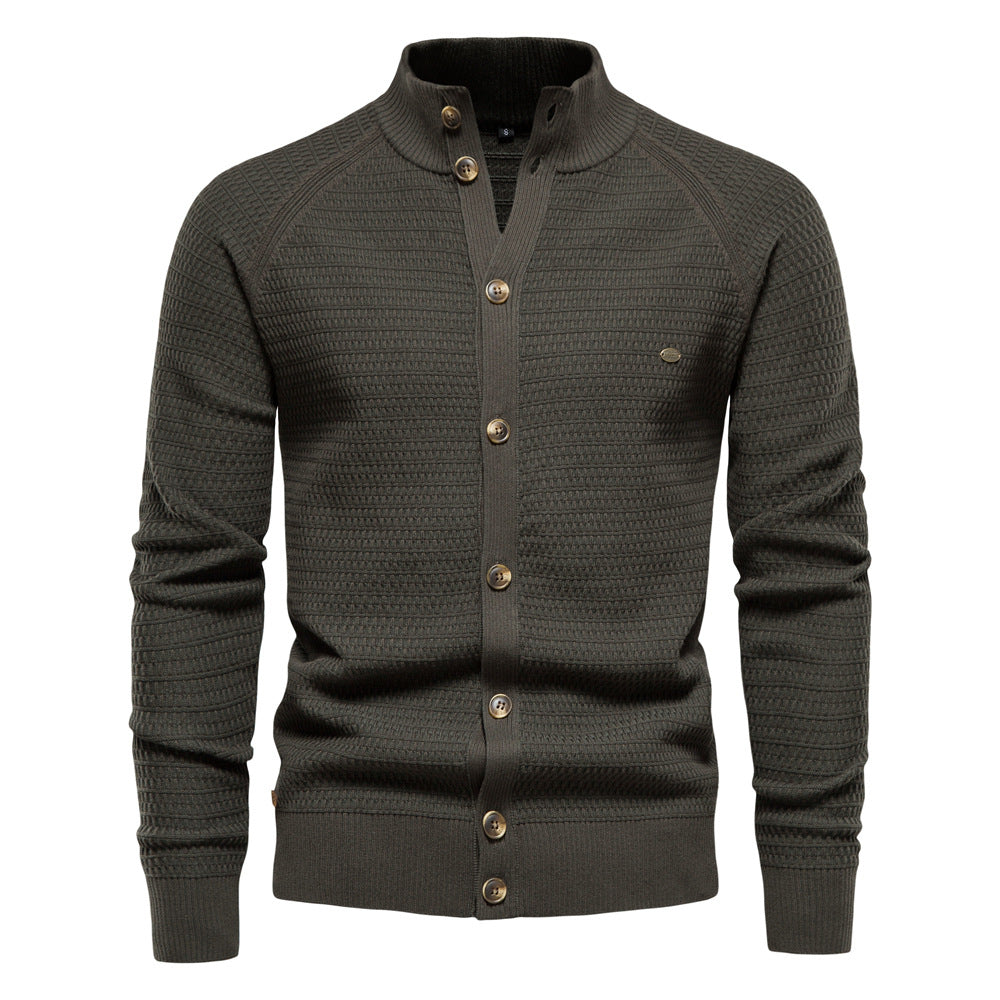 Pull en Maille à Boutons pour Hommes