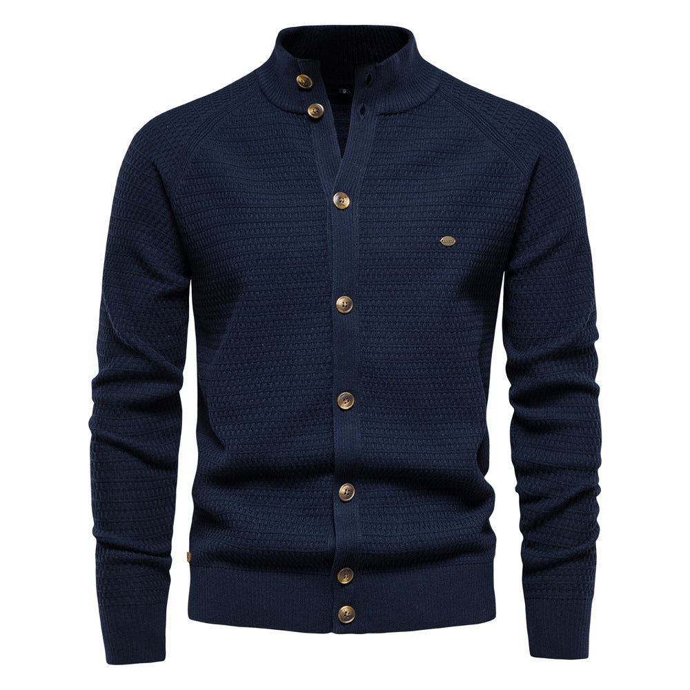 Pull en Maille à Boutons pour Hommes