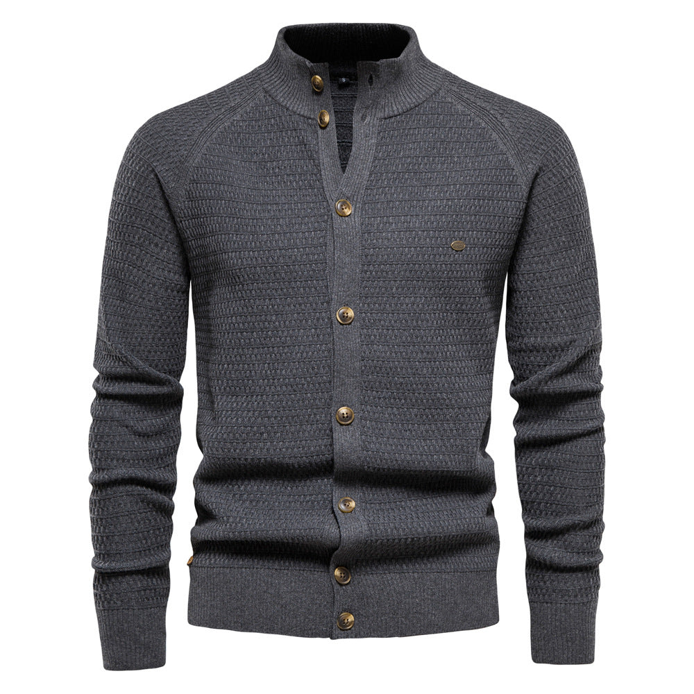 Pull en Maille à Boutons pour Hommes