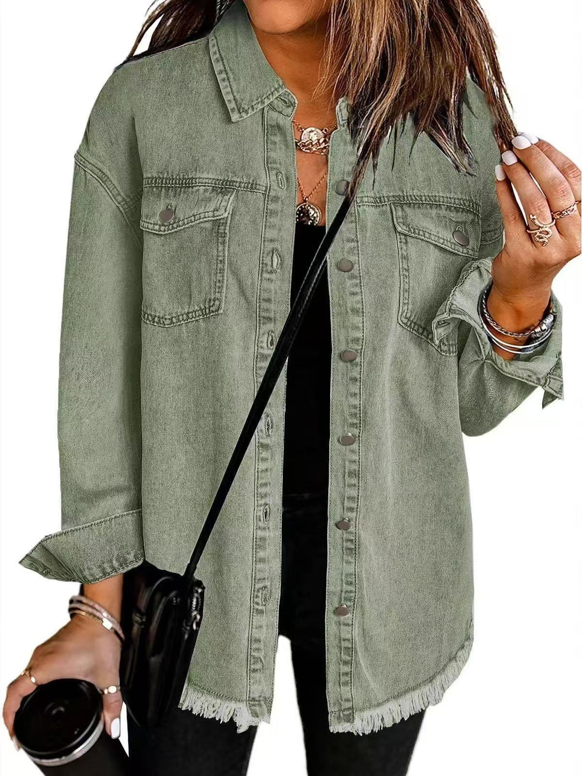 KATJA | Veste en Jean Classique Quotidienne