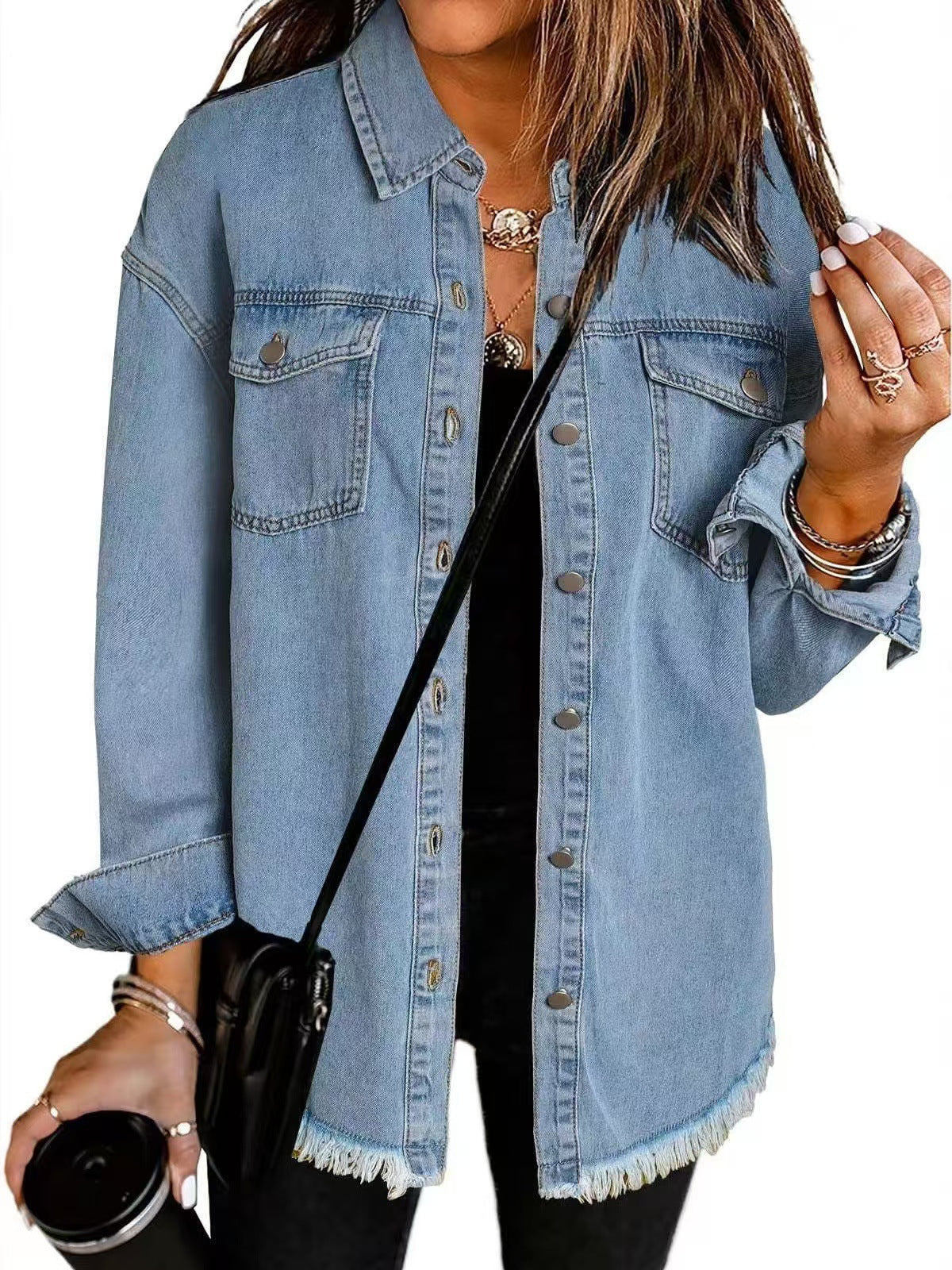KATJA | Veste en Jean Classique Quotidienne