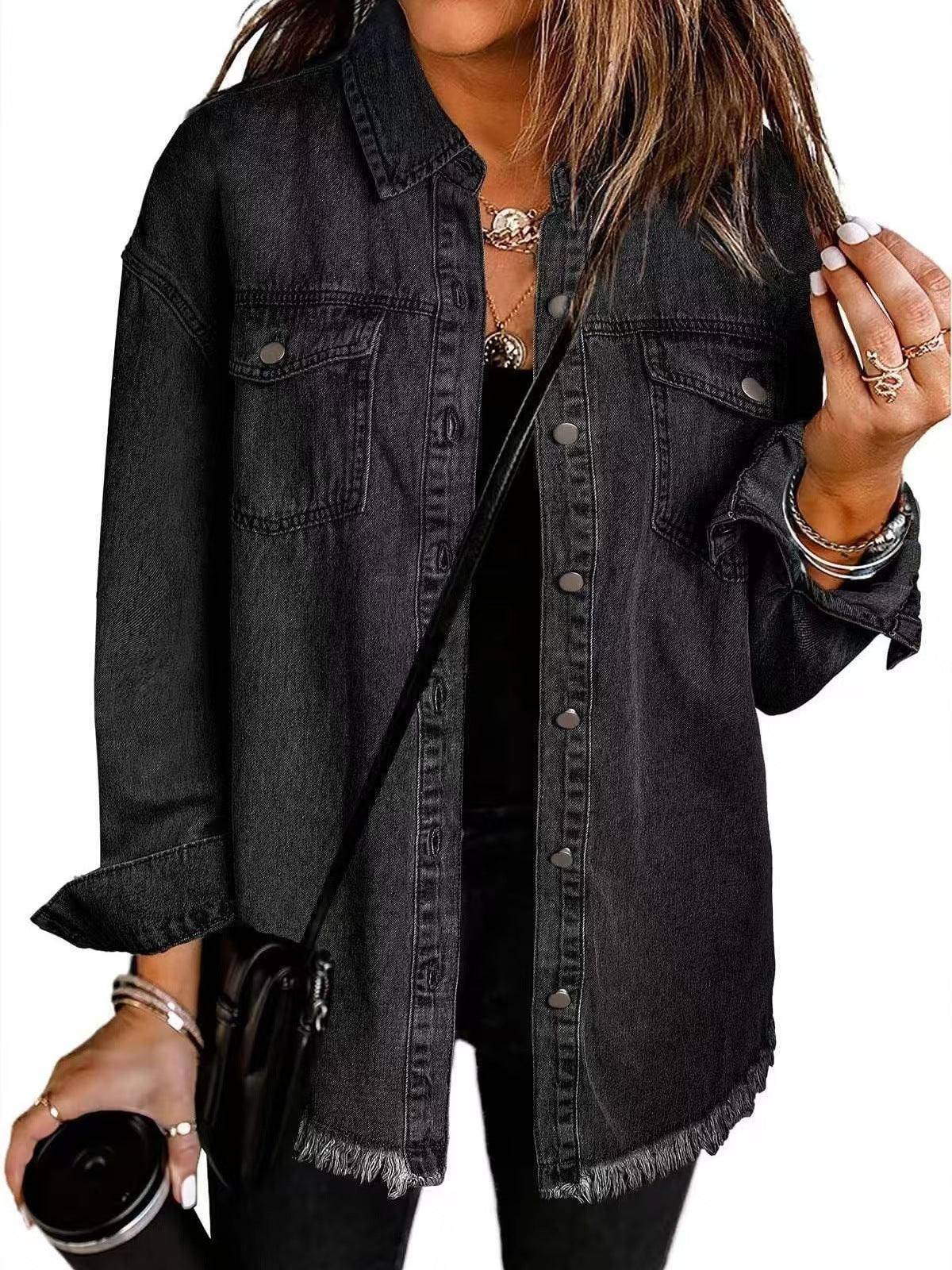 KATJA | Veste en Jean Classique Quotidienne