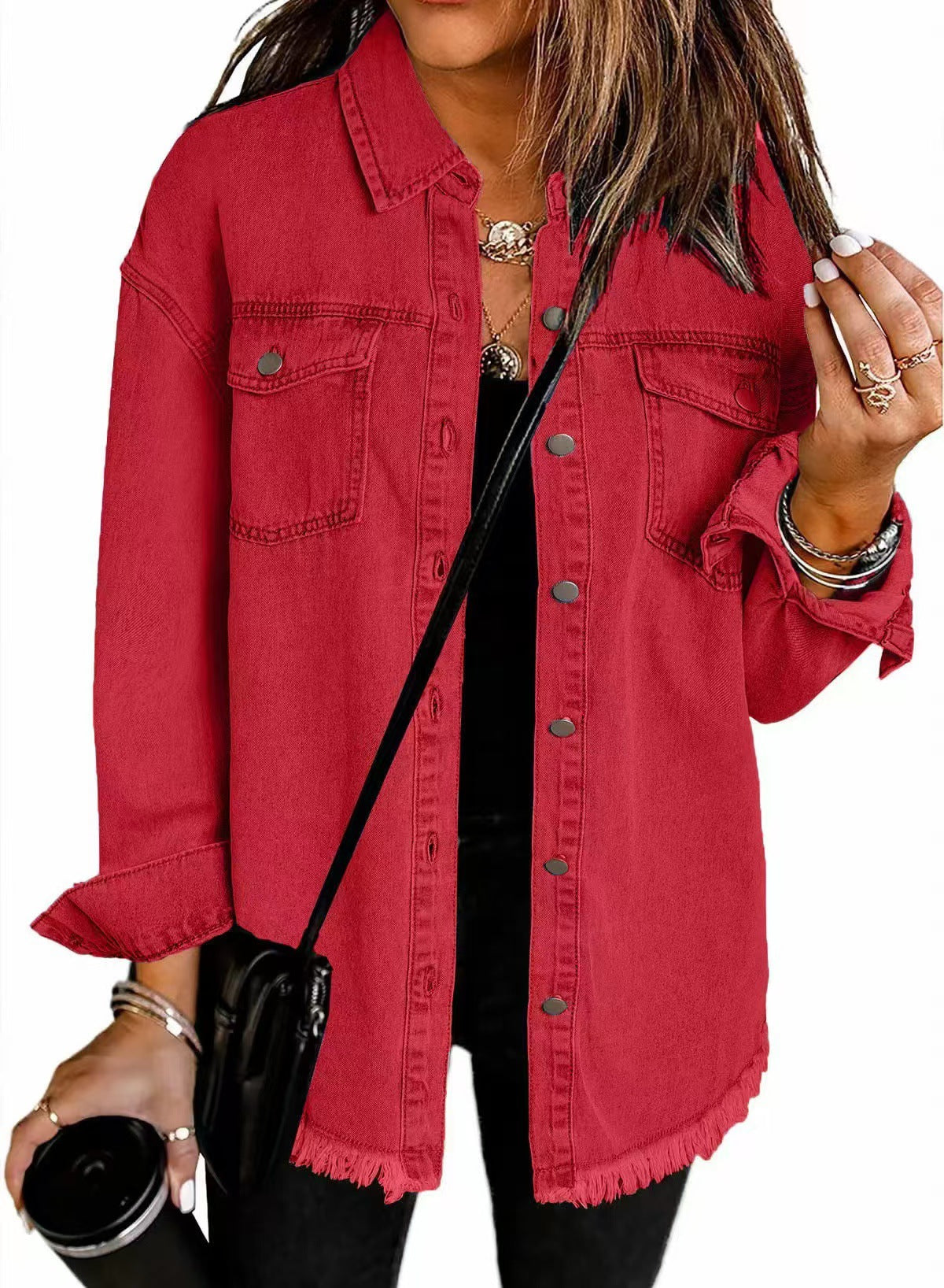 KATJA | Veste en Jean Classique Quotidienne