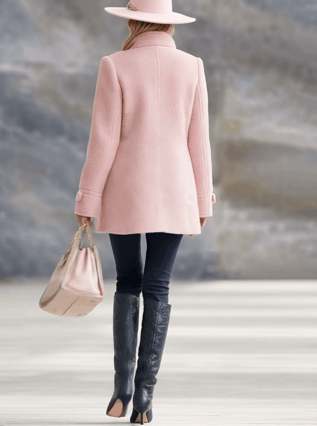 Charlotte – Veste zippée en polaire vintage