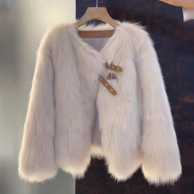 Manteau en Fourrure Douce
