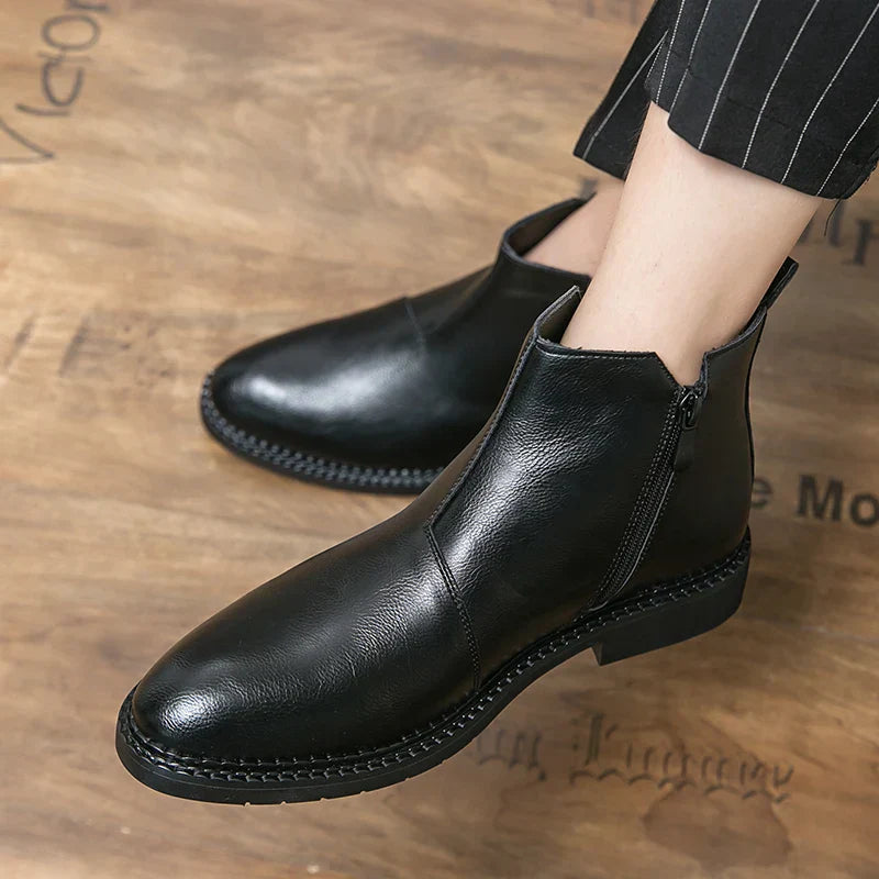 Bottes en Cuir Véritable Rufus