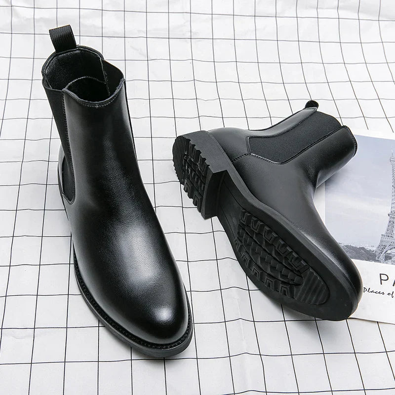 Bottes en cuir véritable Stride