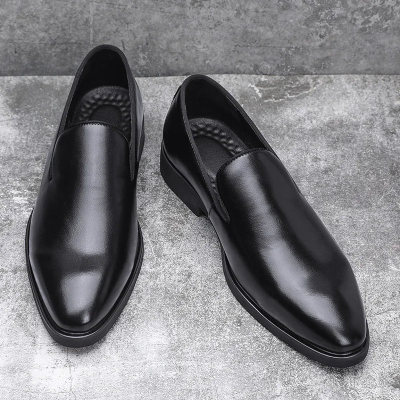 Mocassins en Cuir Véritable Noctis
