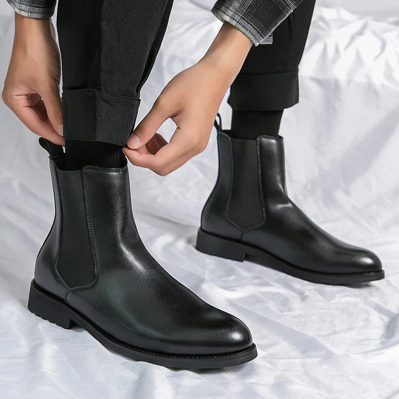 Bottes en cuir véritable Stride