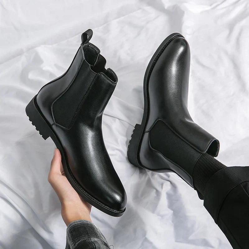 Bottes en cuir véritable Stride