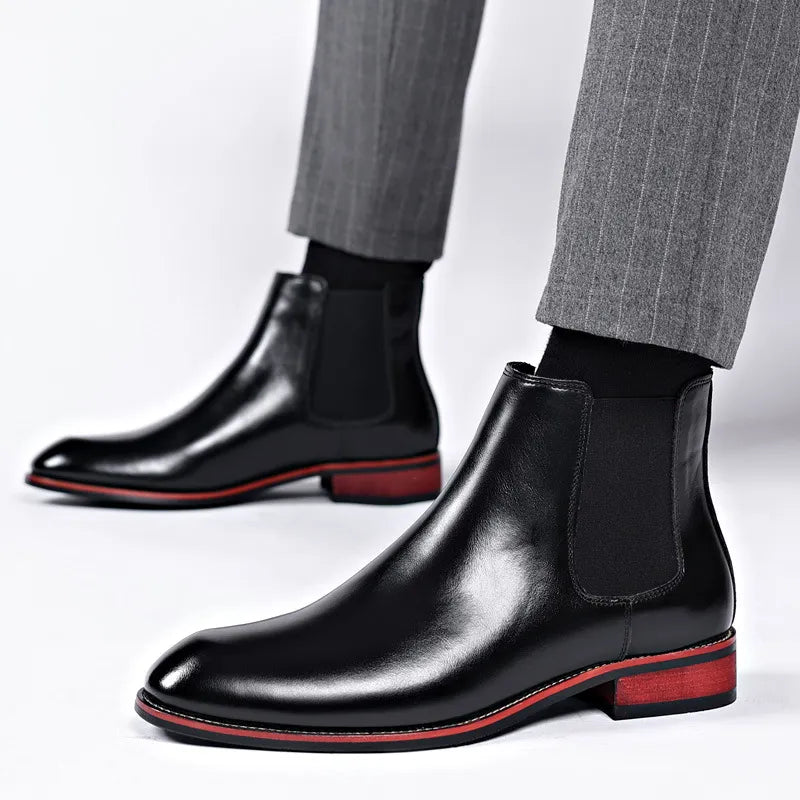 Lorenzi | Bottines Chelsea en Cuir