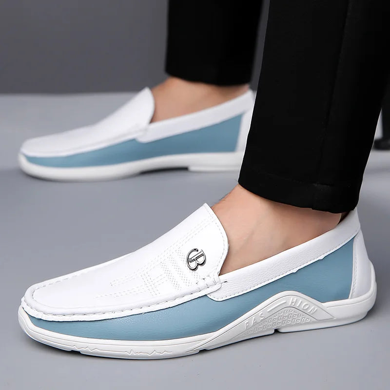 Mocassins en cuir Luc avec une finition de haute qualité