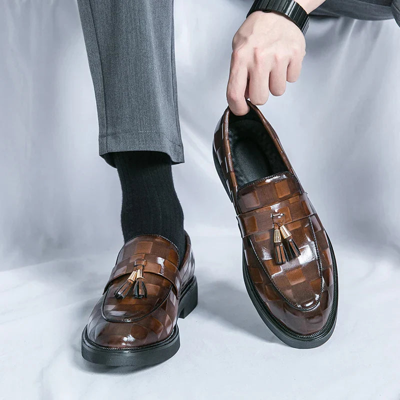 Mocassins en cuir véritable Lorenzo
