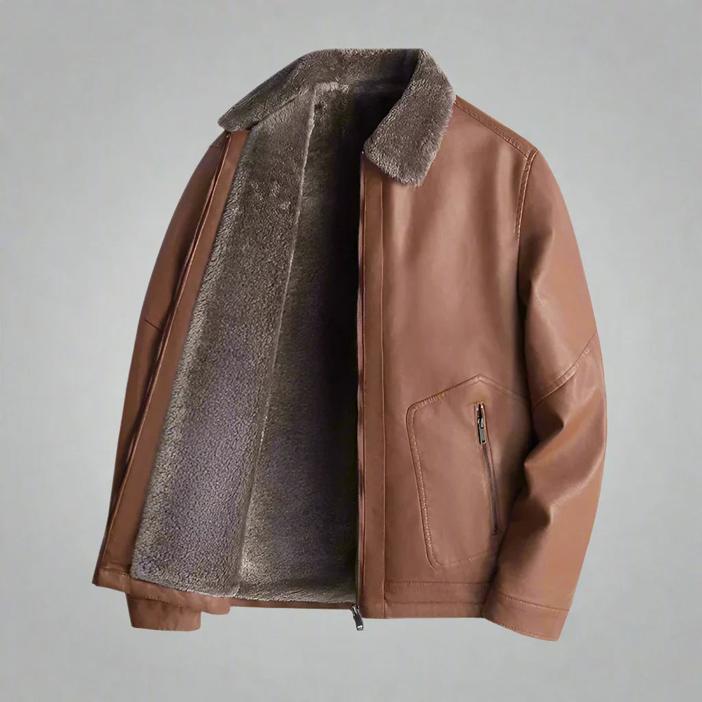 Olof™ | Veste en Cuir Cavalier