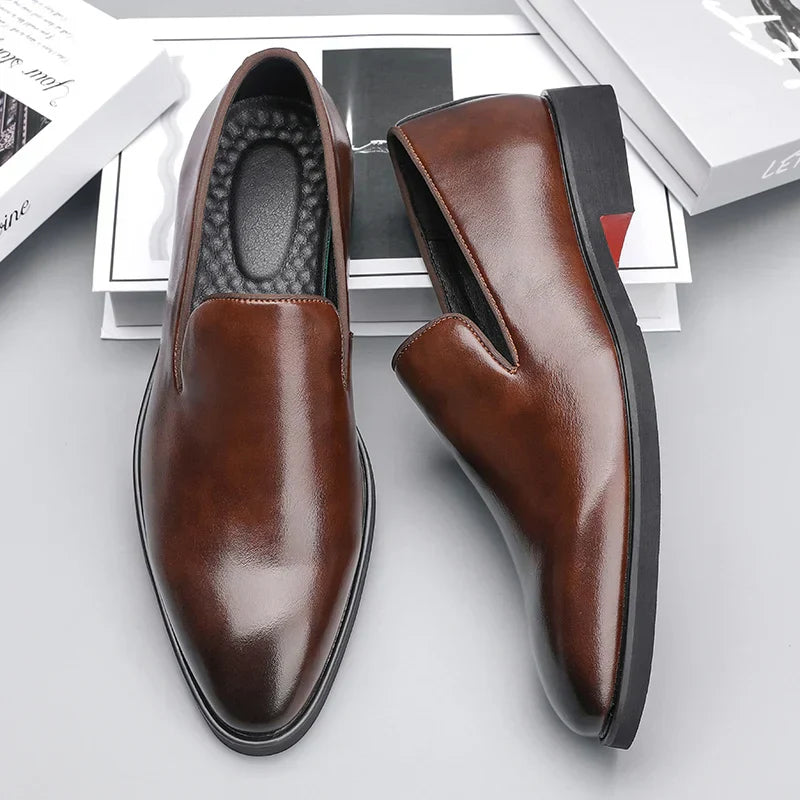 Mocassins en Cuir Véritable Noctis