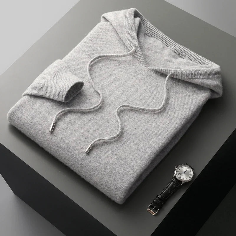 Hoodie en Laine Mérinos Masu