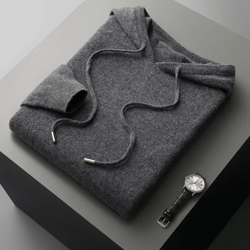 Hoodie en Laine Mérinos Masu