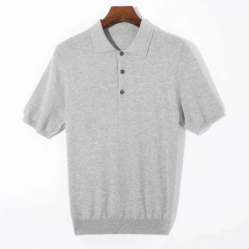 Lorenzi | Polo en Soie et Laine