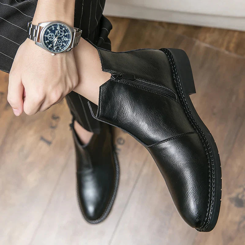 Bottes en Cuir Véritable Rufus