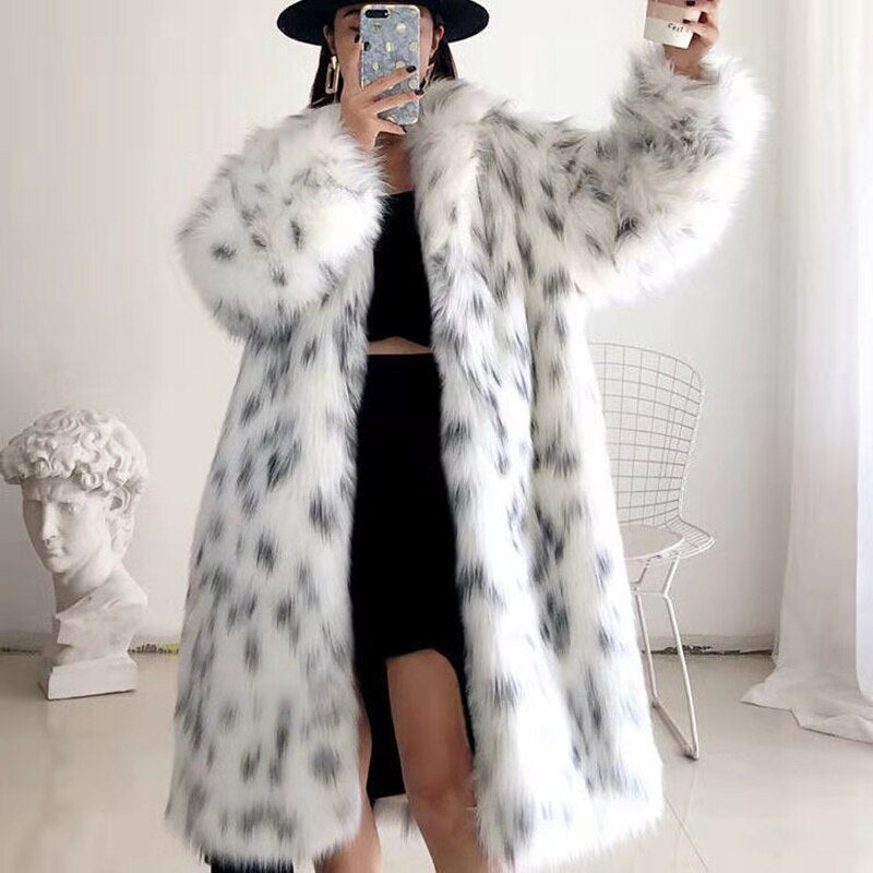 Manteau en Fourrure Synthétique