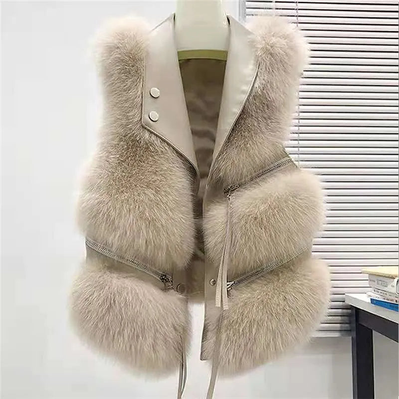 Gilet en Fourrure Fluffy