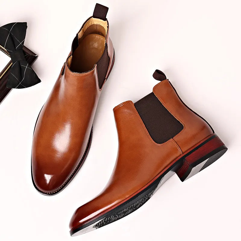 Lorenzi | Bottines Chelsea en Cuir