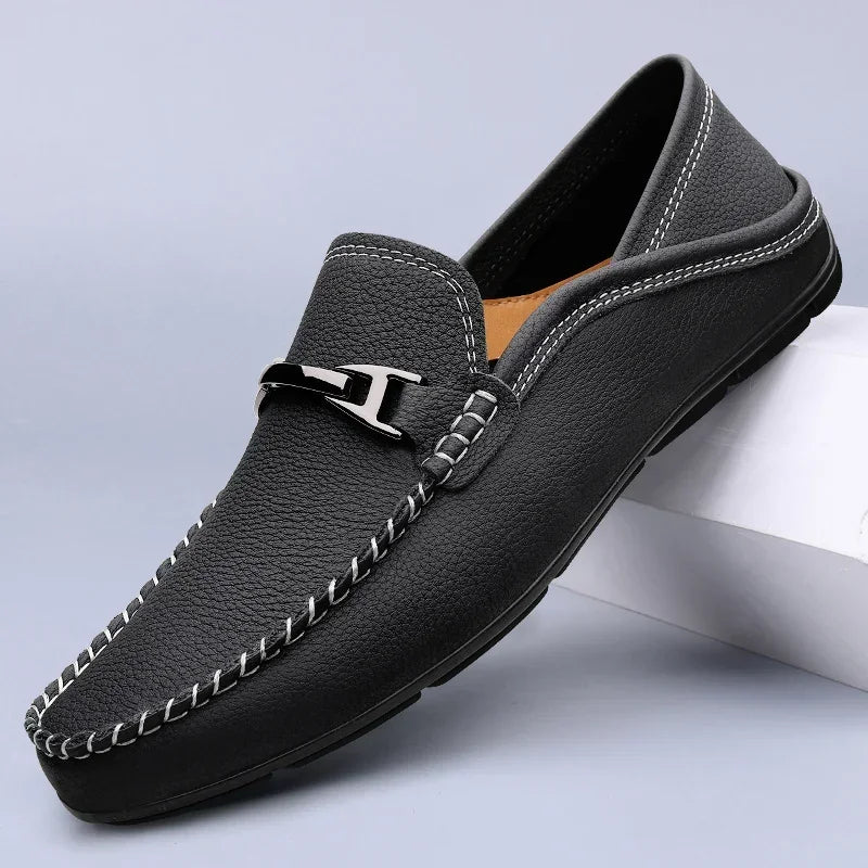 Mocassins en cuir véritable Menver