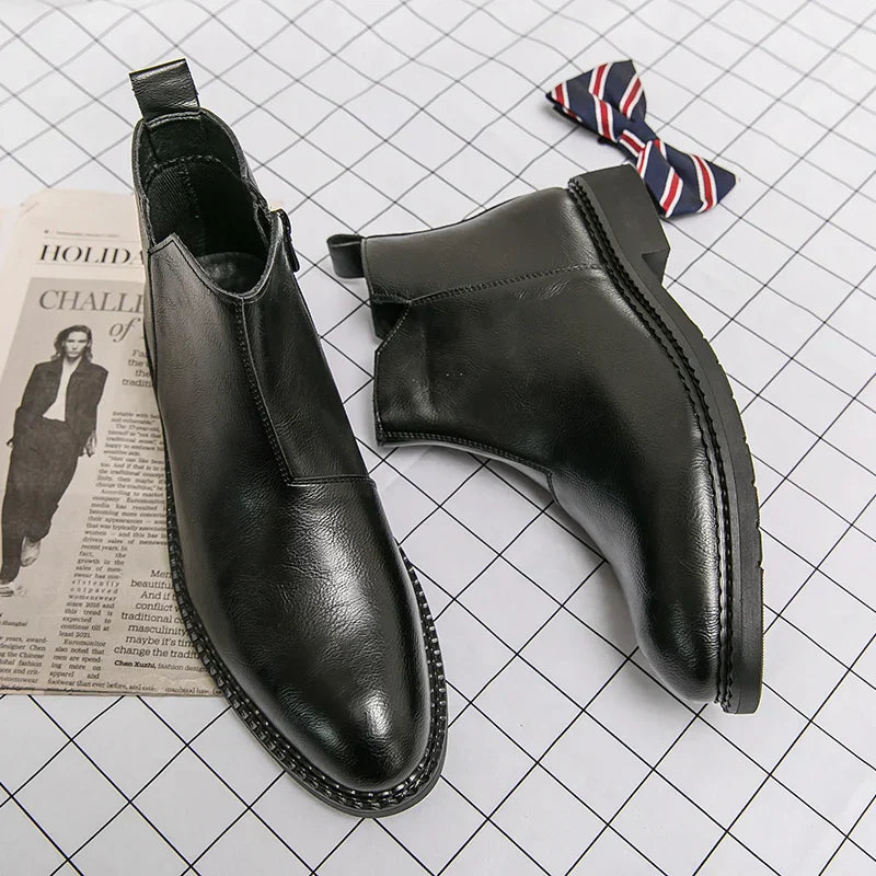 Bottes en Cuir Véritable Rufus