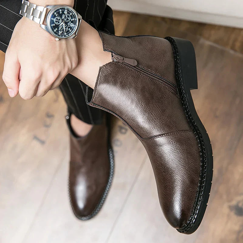 Bottes en Cuir Véritable Rufus