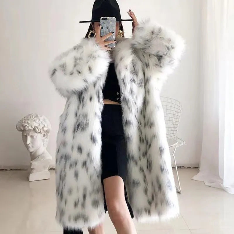 Manteau en Fourrure Synthétique