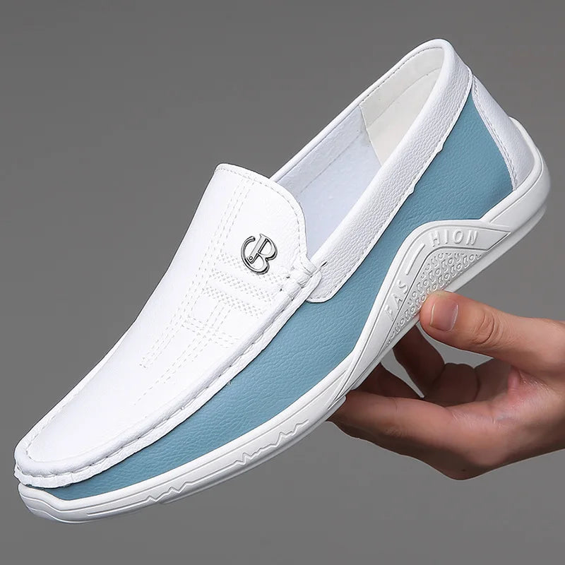 Mocassins en cuir Luc avec une finition de haute qualité